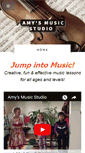Mobile Screenshot of amysmusicstudio.com